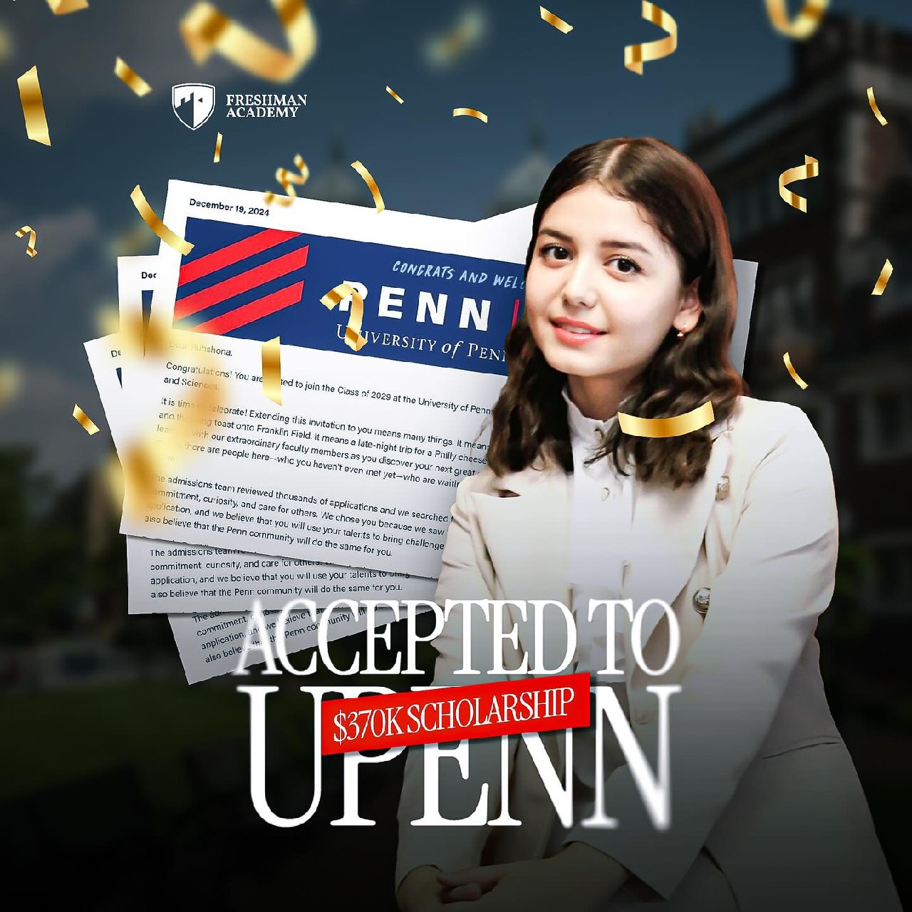UPenn — стипендия $370,000