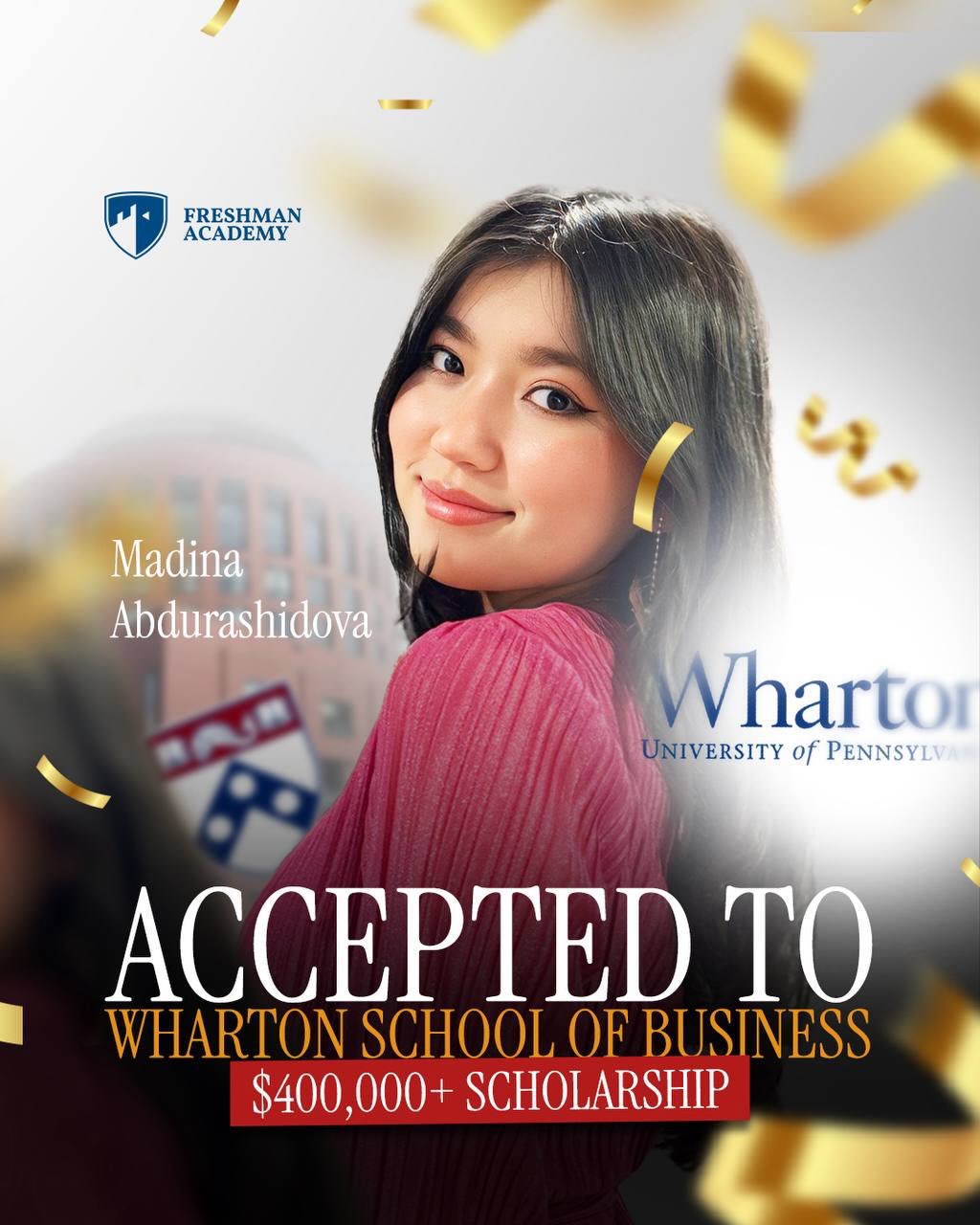 Мадина — Wharton, $400,000+